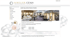 Desktop Screenshot of juwelier-czaja.de
